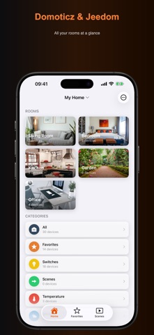 Domoticz & Jeedom by Pilot app screenshot