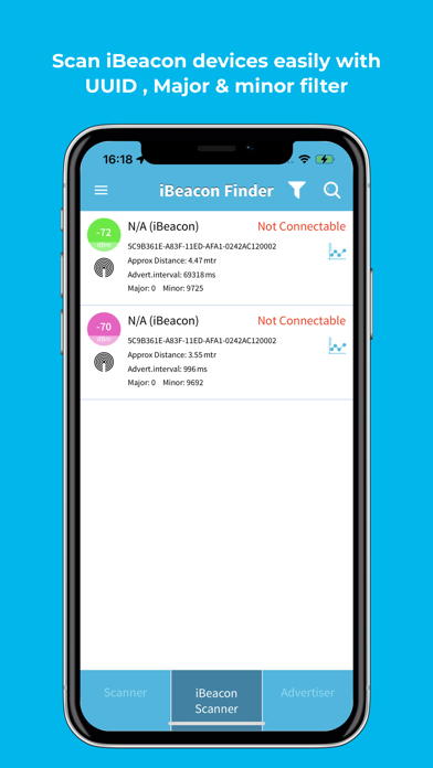 BLE Scanner 4.0 iPhone screenshot 9 - Productivity app