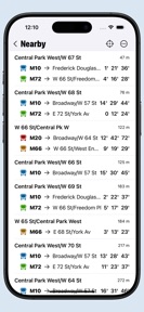 Transit: offline schedules screenshot