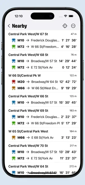 Transit: offline schedules screenshot 2