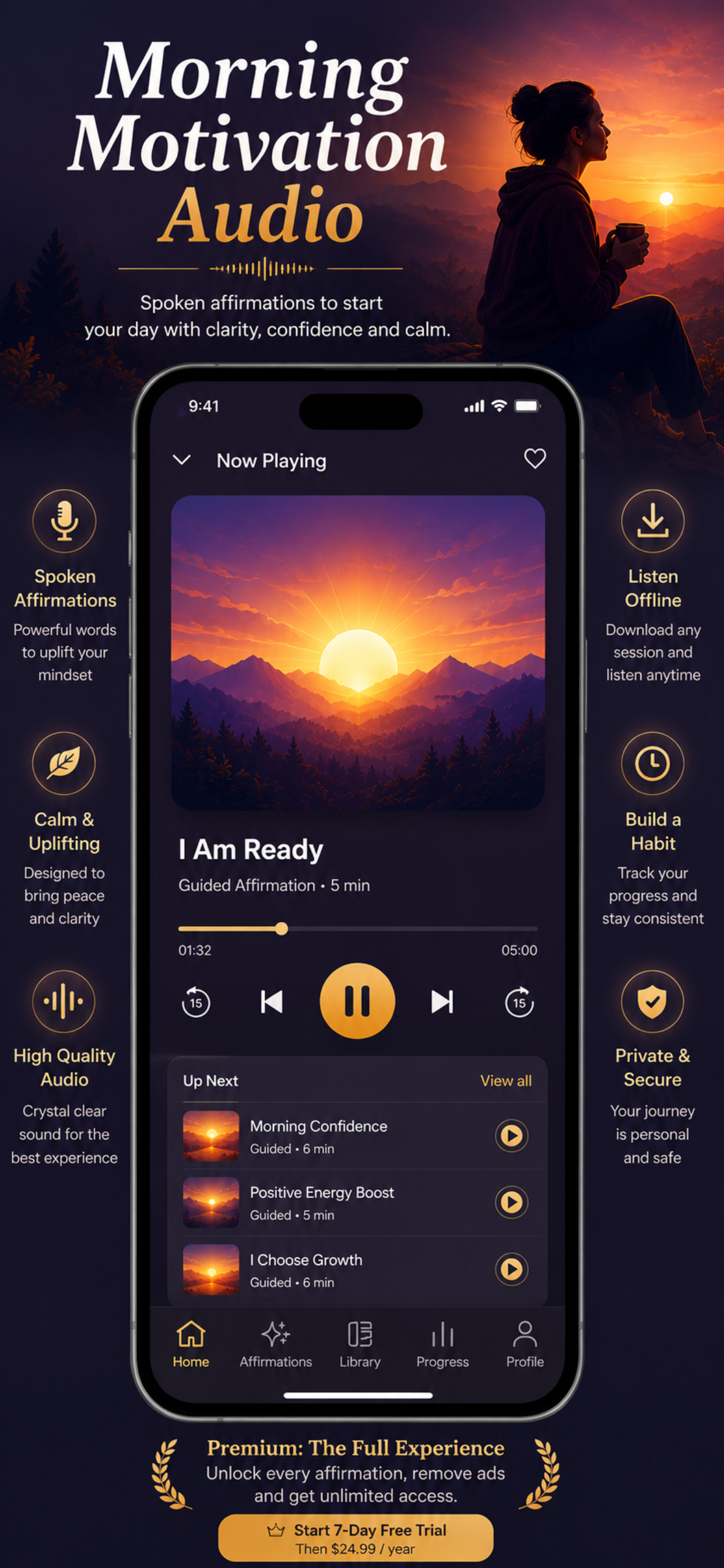 Morning Motivation Audio screenshot 4