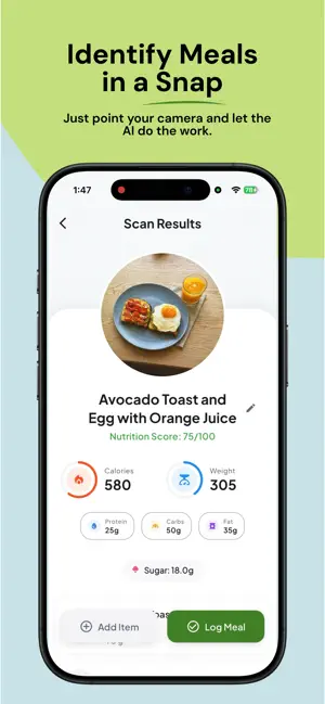 AI Calorie Tracker :FitScanned screenshot 2