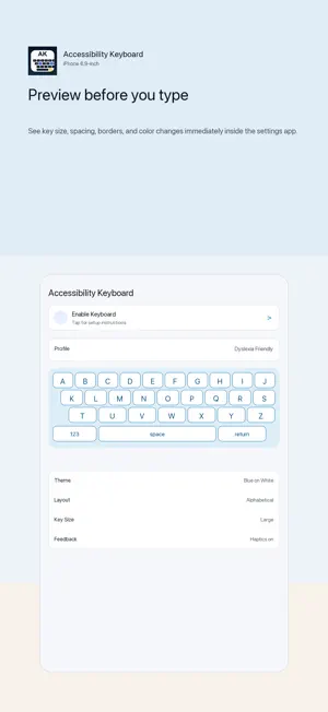 Accessibility Keyboard screenshot 3
