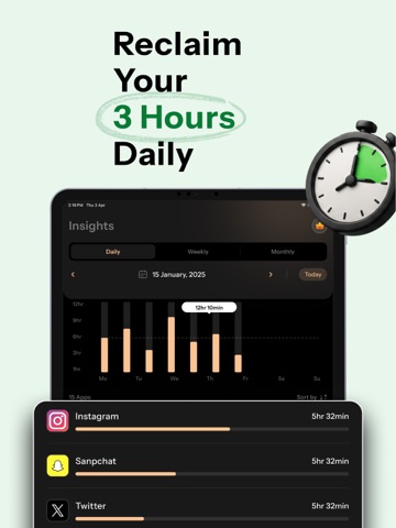 Social Media Blocker: ZenPause iPad screenshot