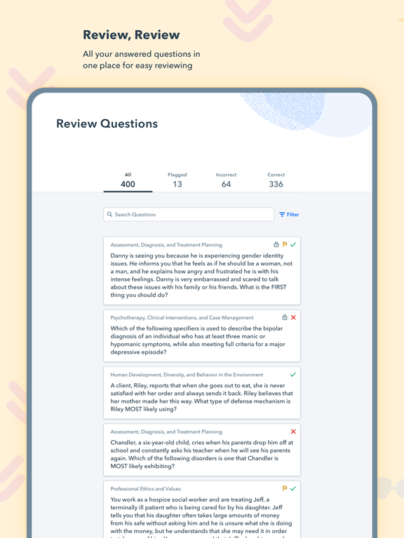 Pocket Prep LCSW 2026 iPad screenshot 5 - Education app