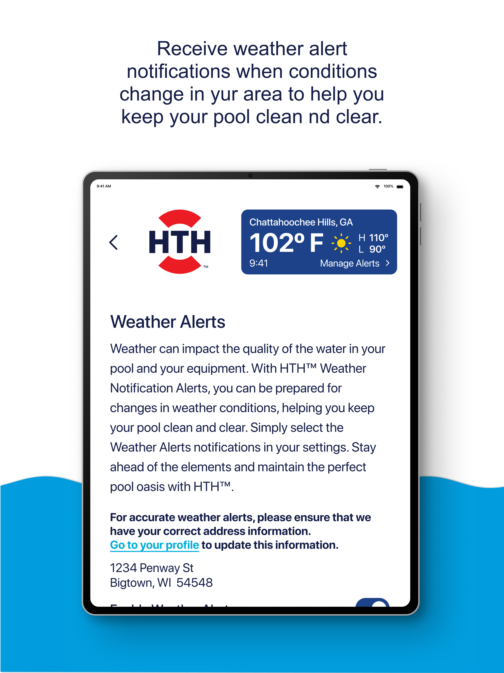 HTH™ | Test to Swim™