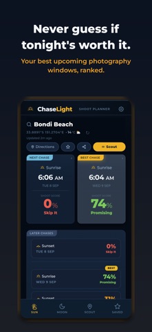 ChaseLight: Shoot Planner screenshot 1
