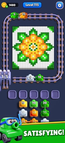 Pixel Shooter - Flow Puzzle iPhone screenshot