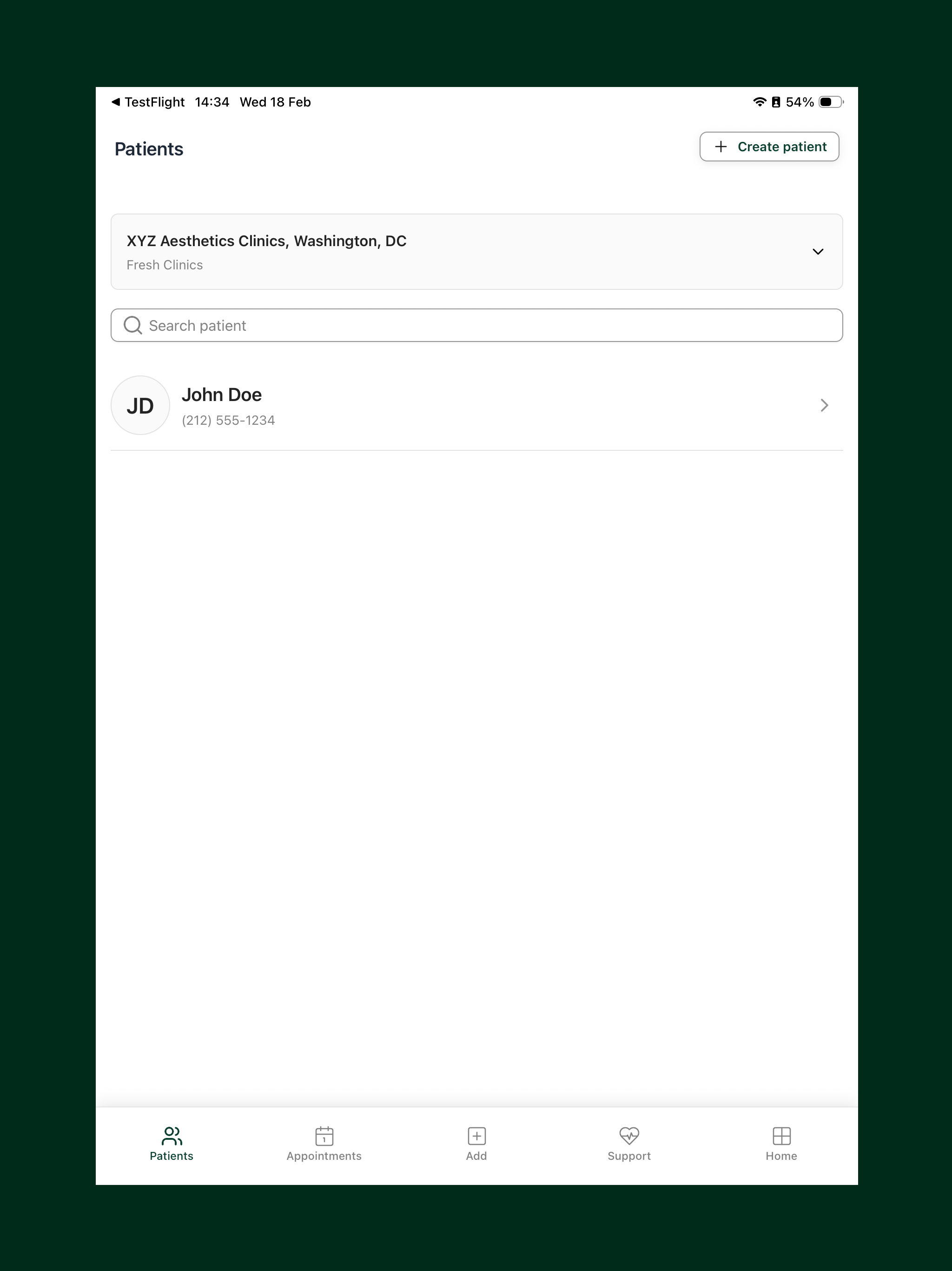 Fresh Clinics App V2