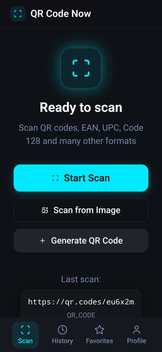 QR Code Scanner Now Screenshot 1 of 5