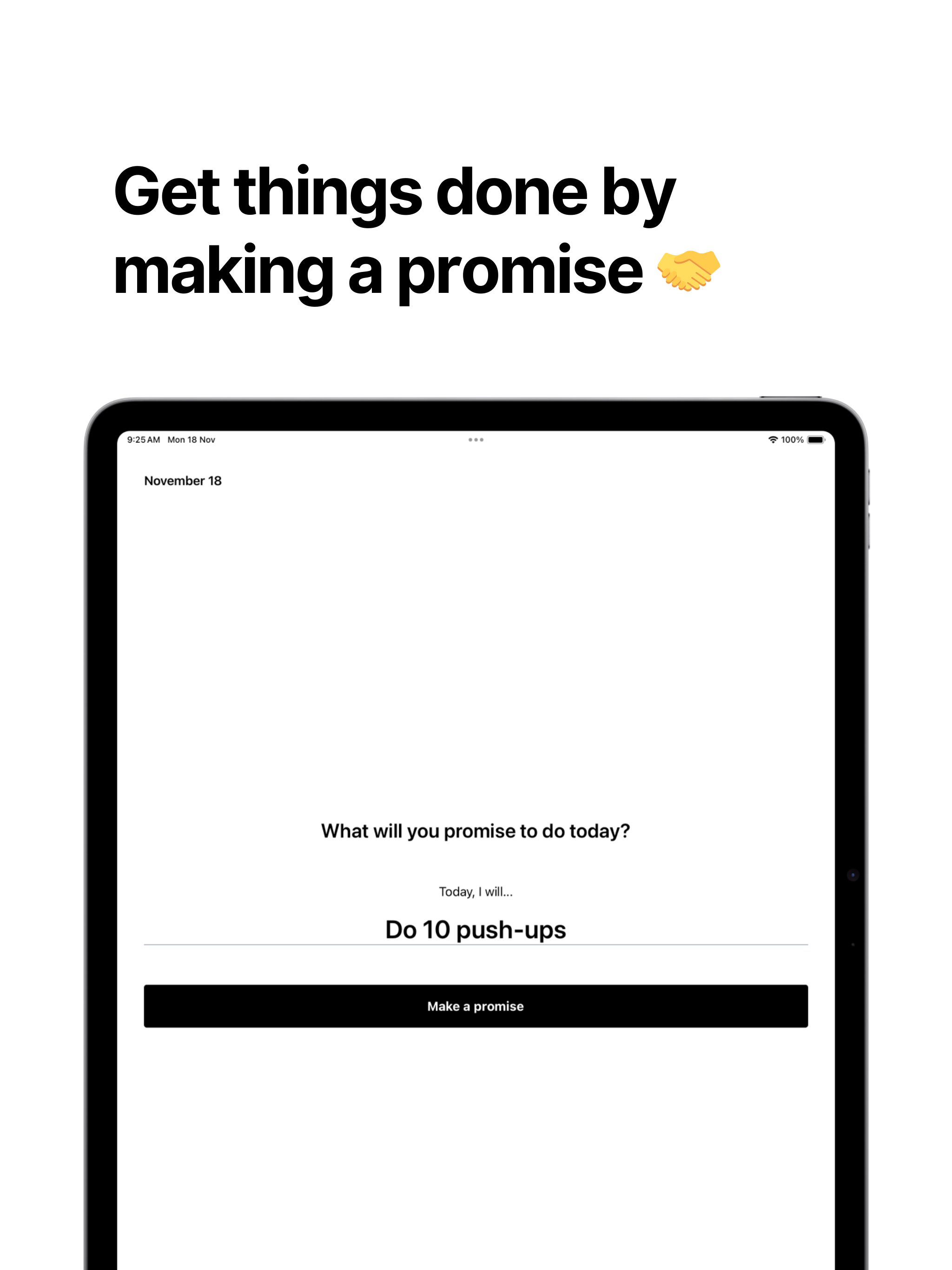 PromiseMe: Build Discipline