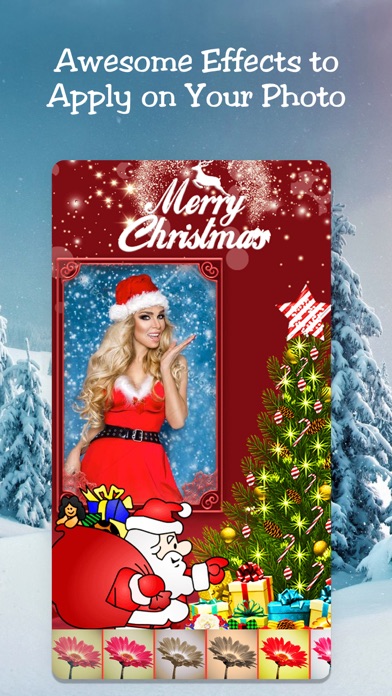 Screenshot #3 pour Christmas Photo Frame Studio