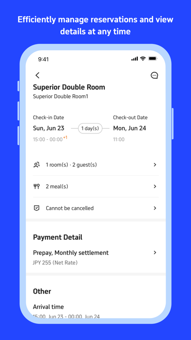 Trip eBooking Screenshot