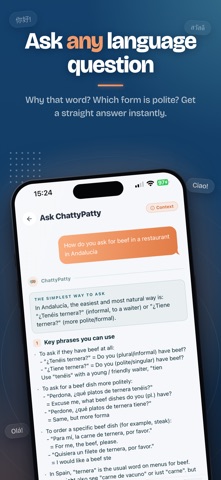 ChattyPatty - learn a language Screenshot 10 of 10