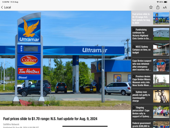 PNI Atlantic News iPad screenshot 5 - News app