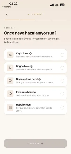 Hazırız: Düğün Planlayıcı screenshot 2