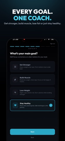 RepForm: AI Form Coach & Log Screenshot 7 of 9