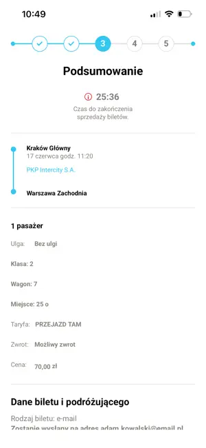 e-podróżnik: bilety i rozkłady iPhone screenshot 4