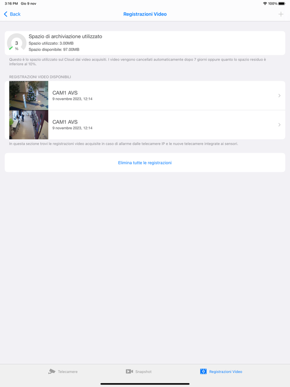myAVSAlarm iPad screenshot 9 - Utilities app