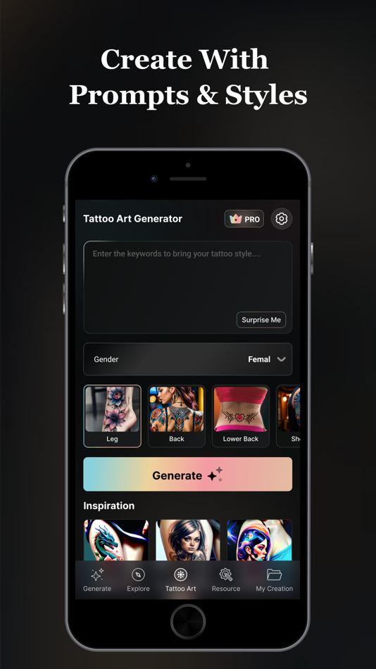 #6. AI Tattoo Generator: AI Design (iOS) 由: Bhavik Savaliya
