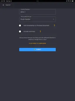 SpeakWrite - Voice to Document screenshot 13