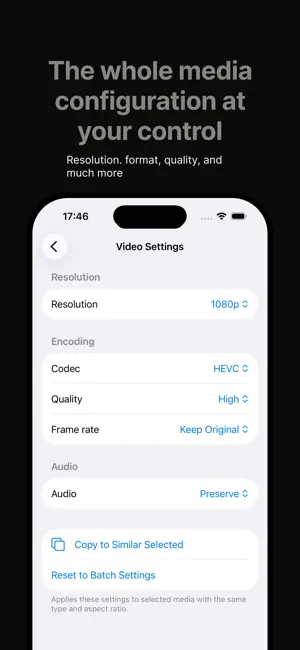 Downsize: Media Shrinker screenshot 3