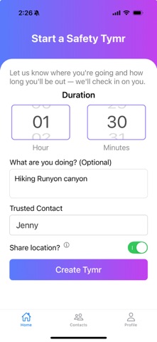 SafetyTymr Screenshot 3 of 3