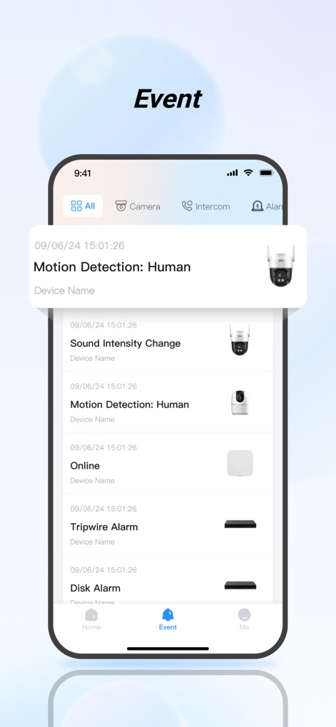DMSS - Umfassende Ereignisübersicht