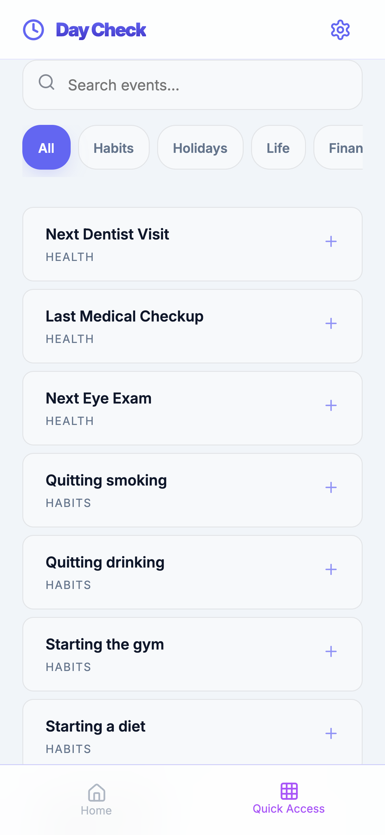 Day Check: Day Counter