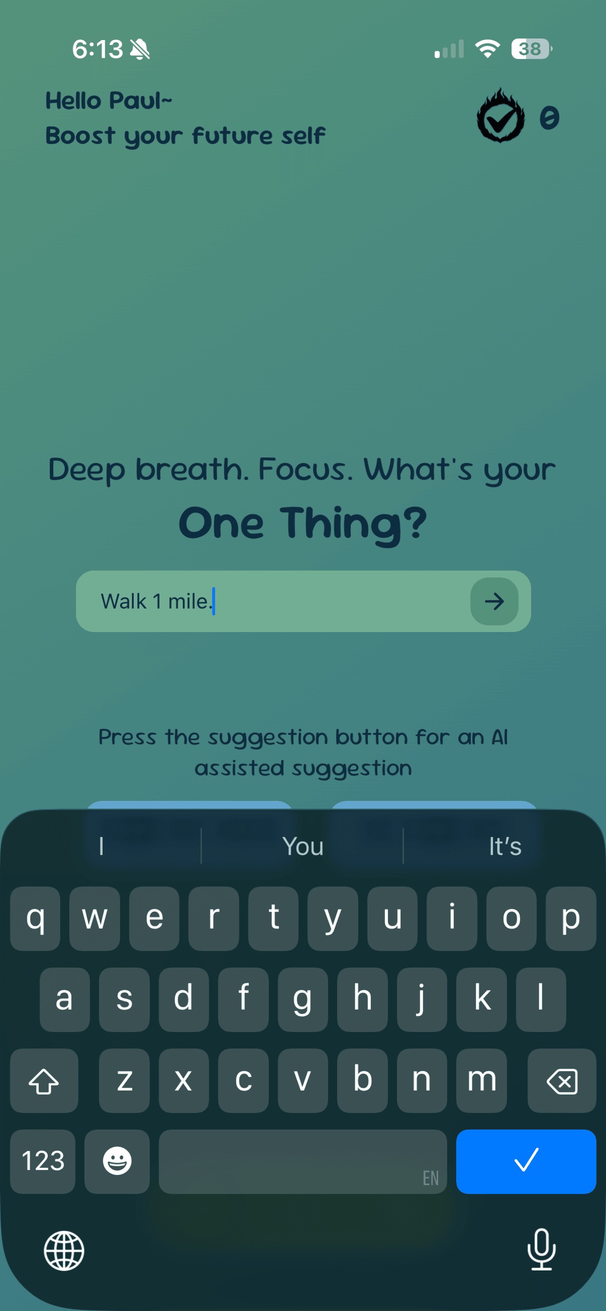 Screenshot 2 of One Thing: Simple Win