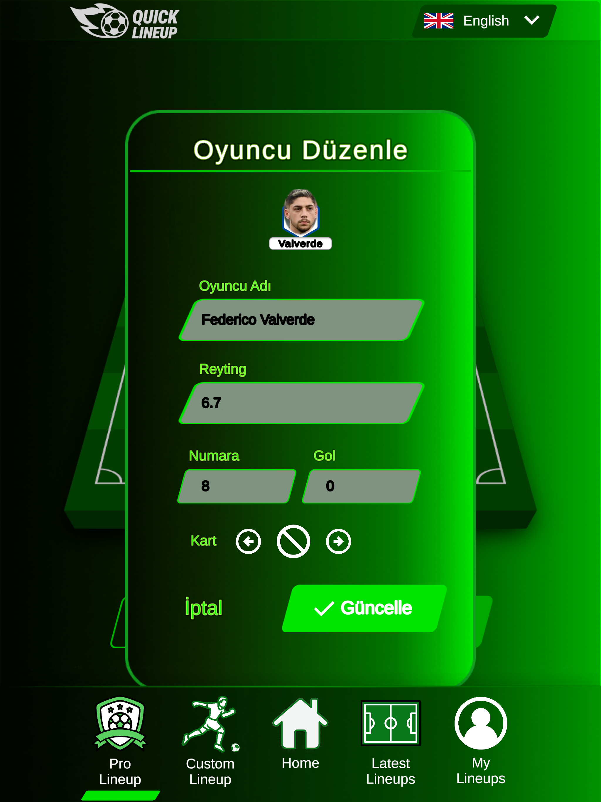 Quick Lineup: Team Builder screenshot 10