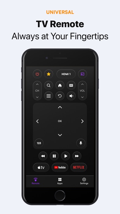 TV Remote Control Universal · Screenshot