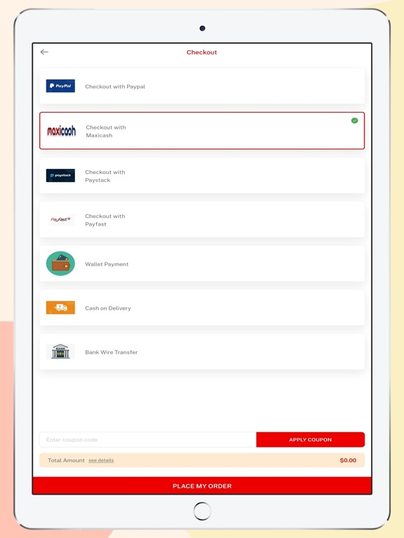 ChiKKii B2B DRC Marketplace iPad screenshot
