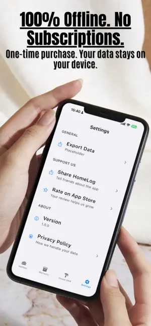 HomeLog: House Keep & Warranty screenshot 4
