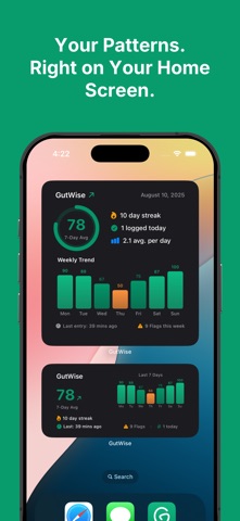 GutWise - Stool Tracker iPhone screenshot