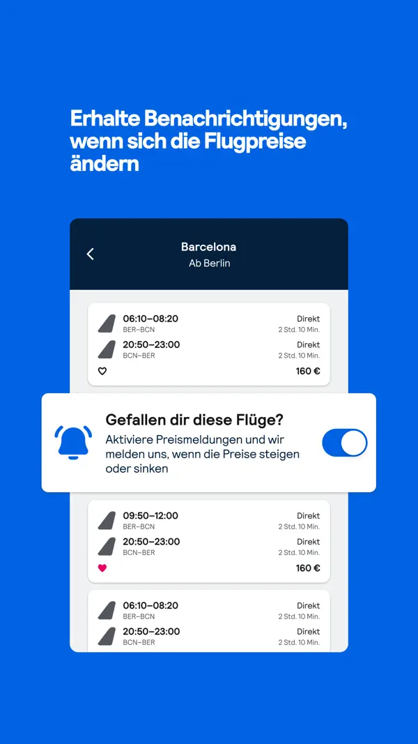 Skyscanner Flüge Hotels Reisen Screenshot 4