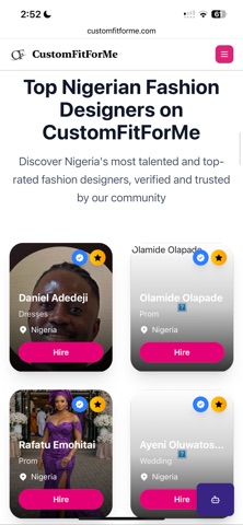 CustomFitForMe screenshot