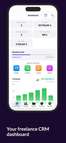 IndyCRM: Clients & Invoices screenshot