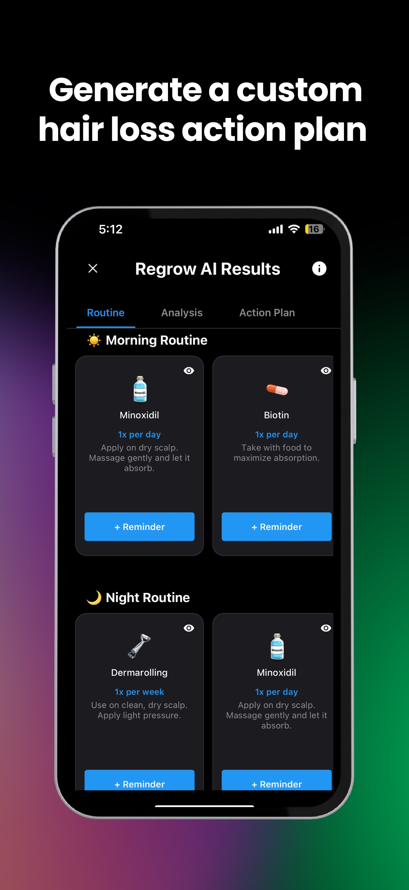 Regrow AI: Scan Hair Loss
