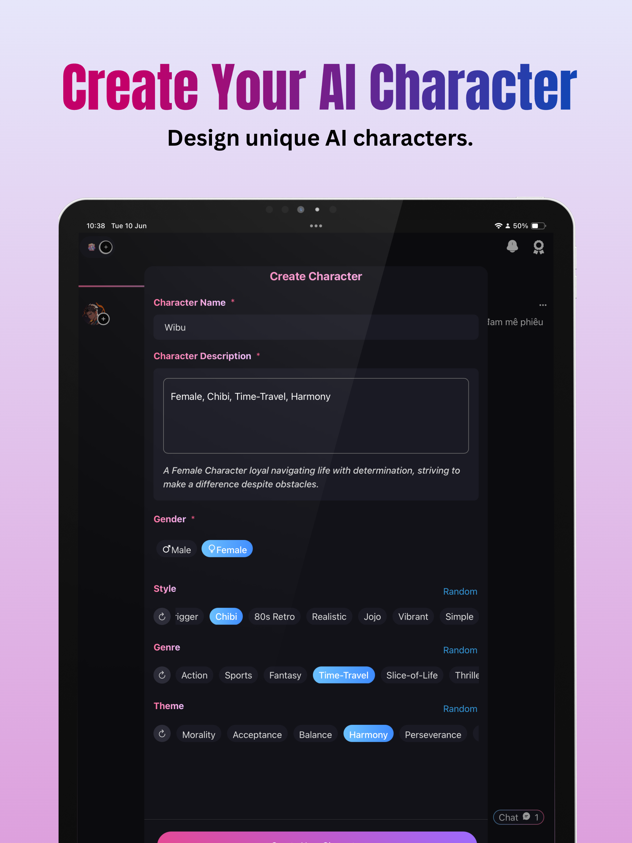 Wibu: AI Anime Community