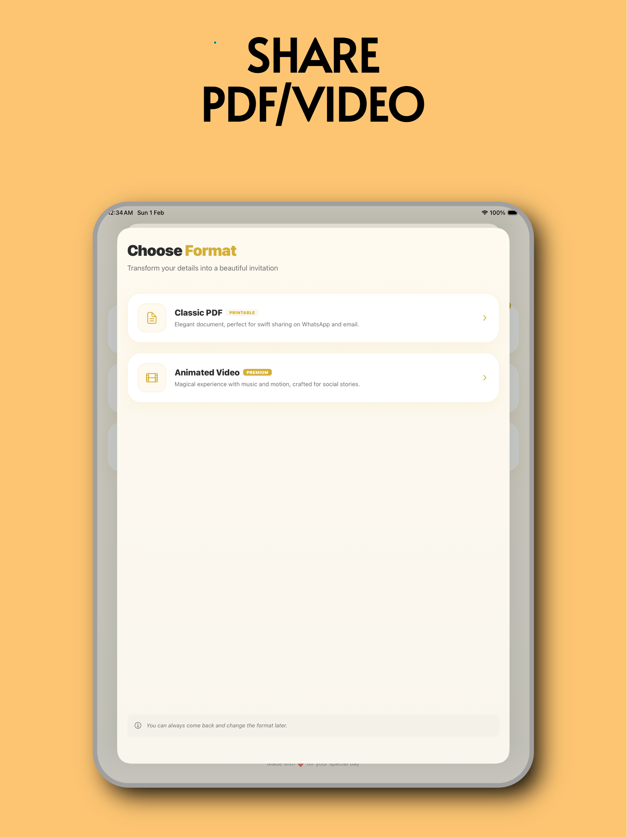 Invitation AI App