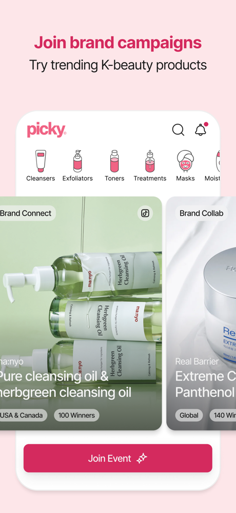 Picky: K-Beauty, Create & Earn screenshot 2