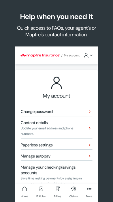 GO MAPFRE iPhone screenshot 3 - Finance app