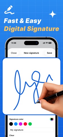 eSign PDF: Sign Documents iPhone screenshot