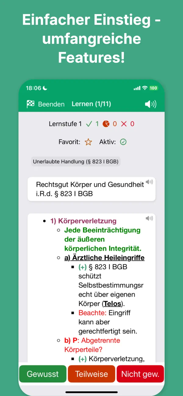 Repetico - Karteikarten lernen iPhone App Screenshot 2 – Bildung