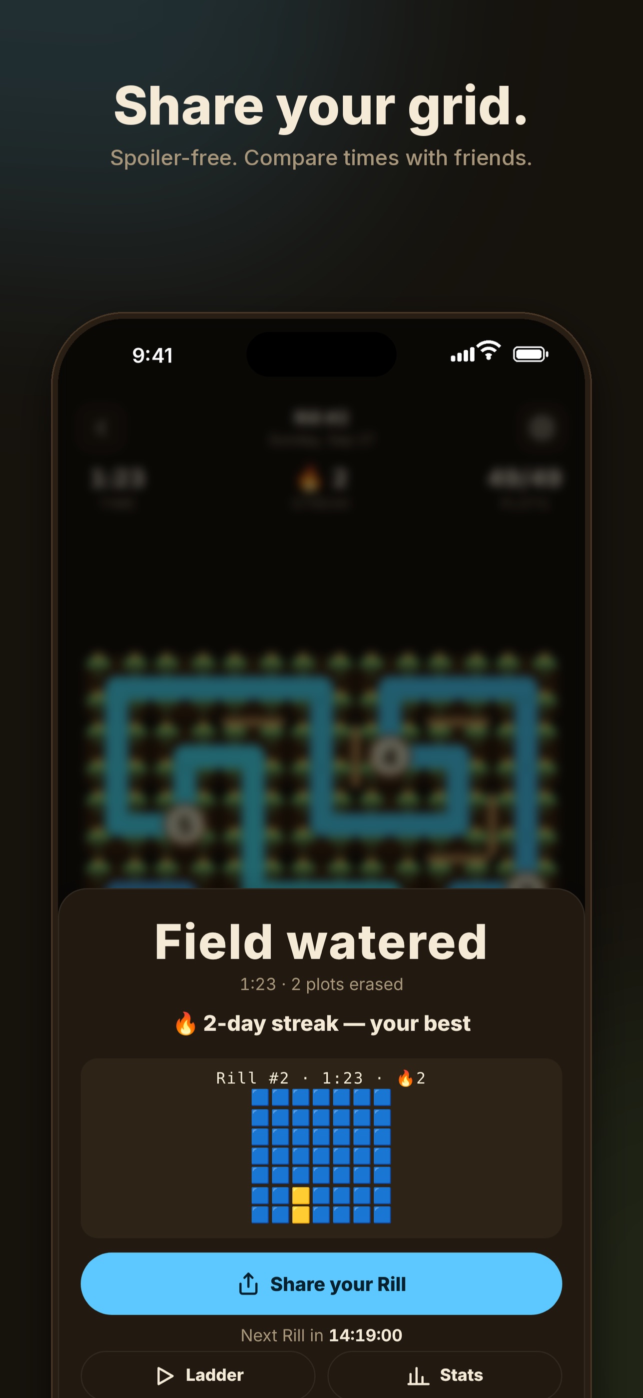 Screenshot 2 of Rill: Daily Path Puzzle