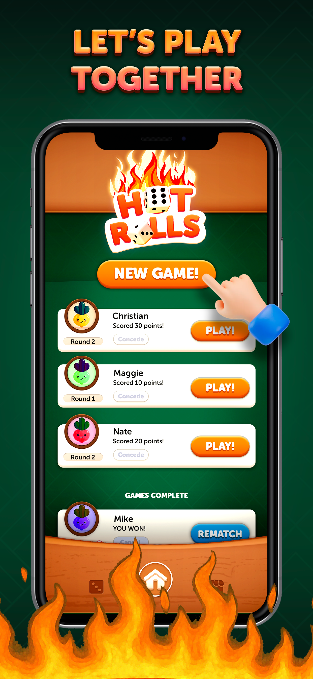 Hot Rolls Dice Strategy Game screenshot 4