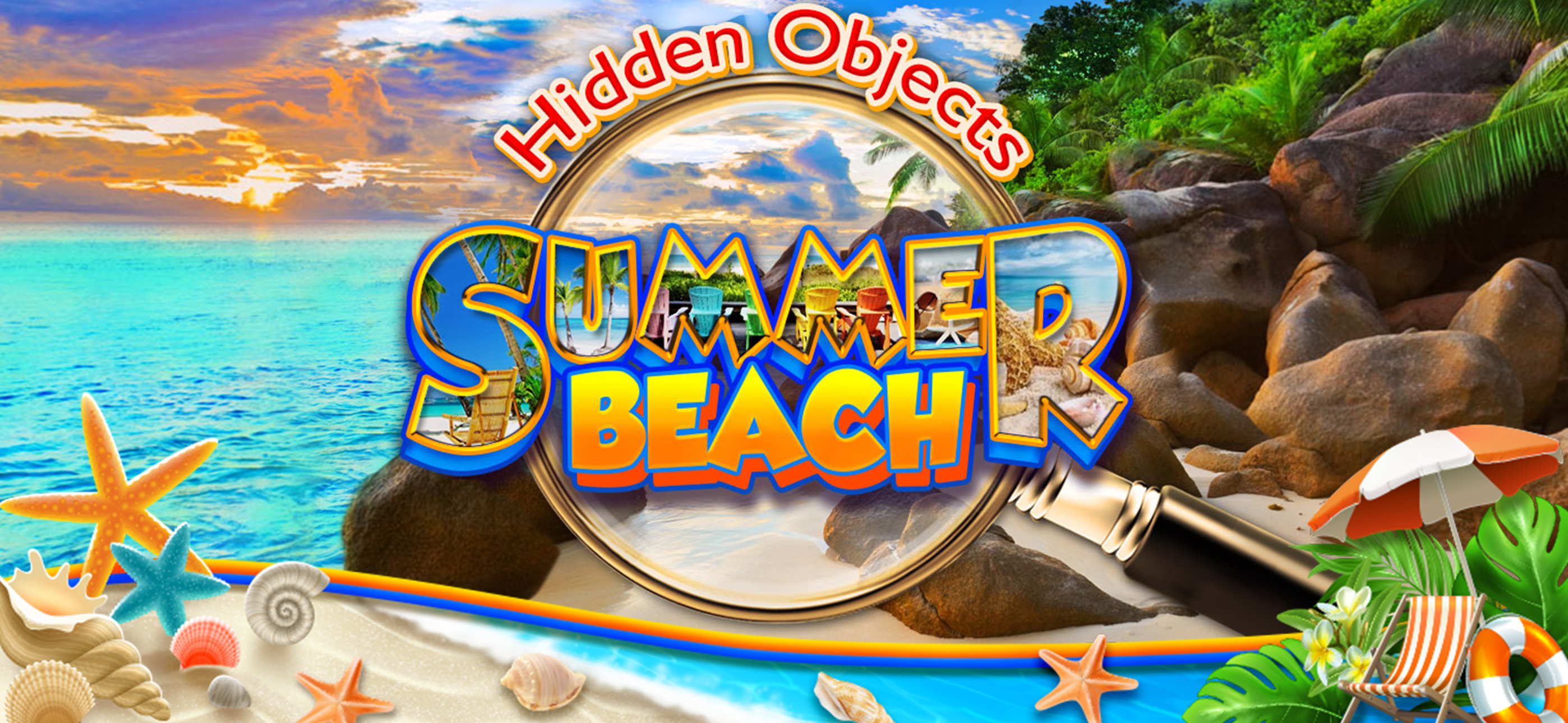 Hidden Objects Summer Beach