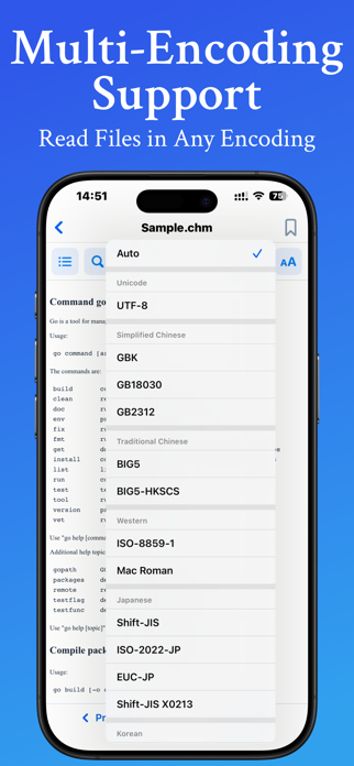 CHM Reader - read chm, txt Screenshot 3 of 5