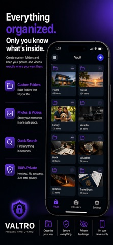 VALTRO Private Photo Vault screenshot